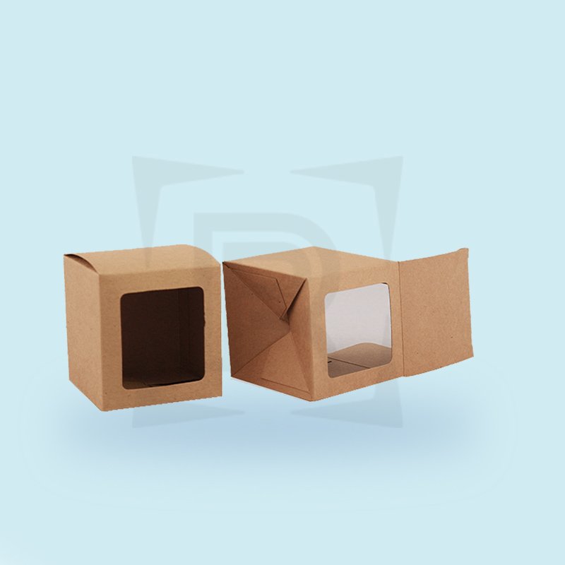 Custom Kraft Window Boxes - Image 2